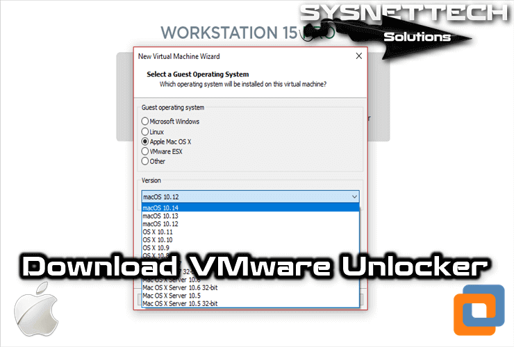 unlocker vmware workstation pro 14
